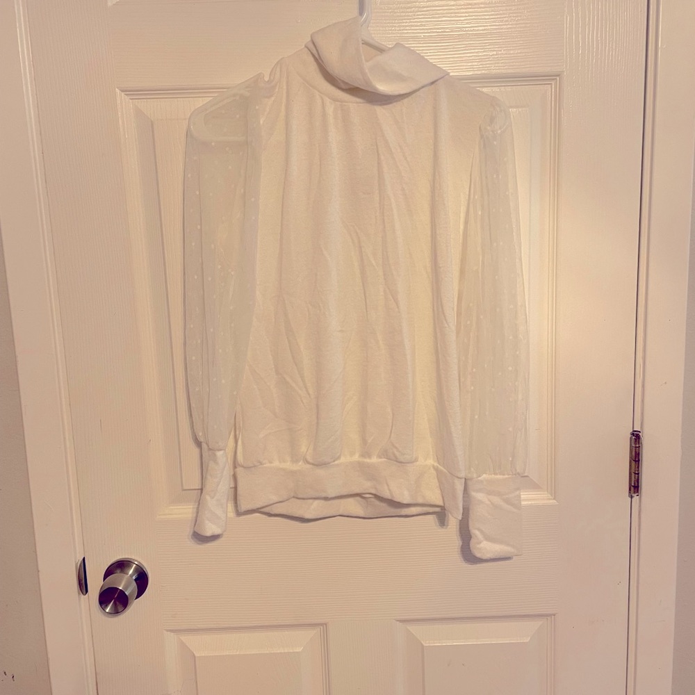 White light sweater top